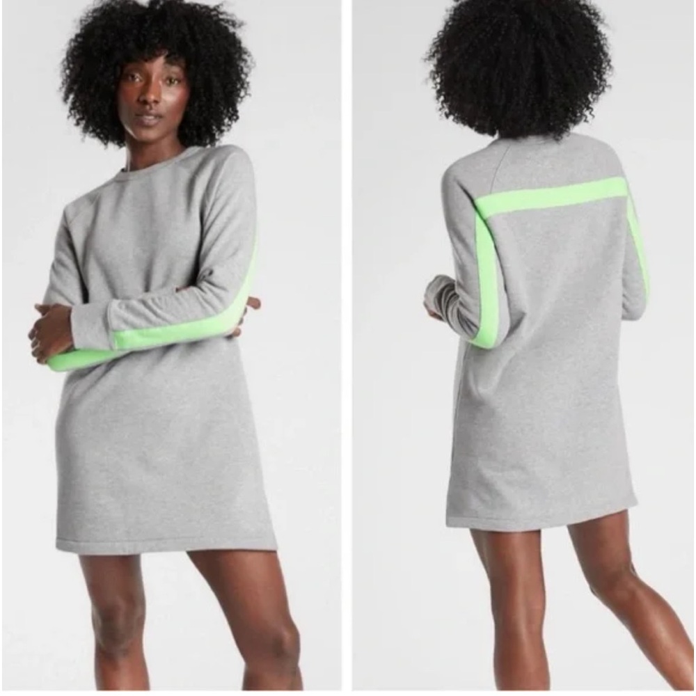 Athleta round trip sweatshirt dress, size M, new